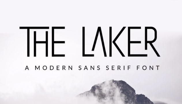 The Laker Font