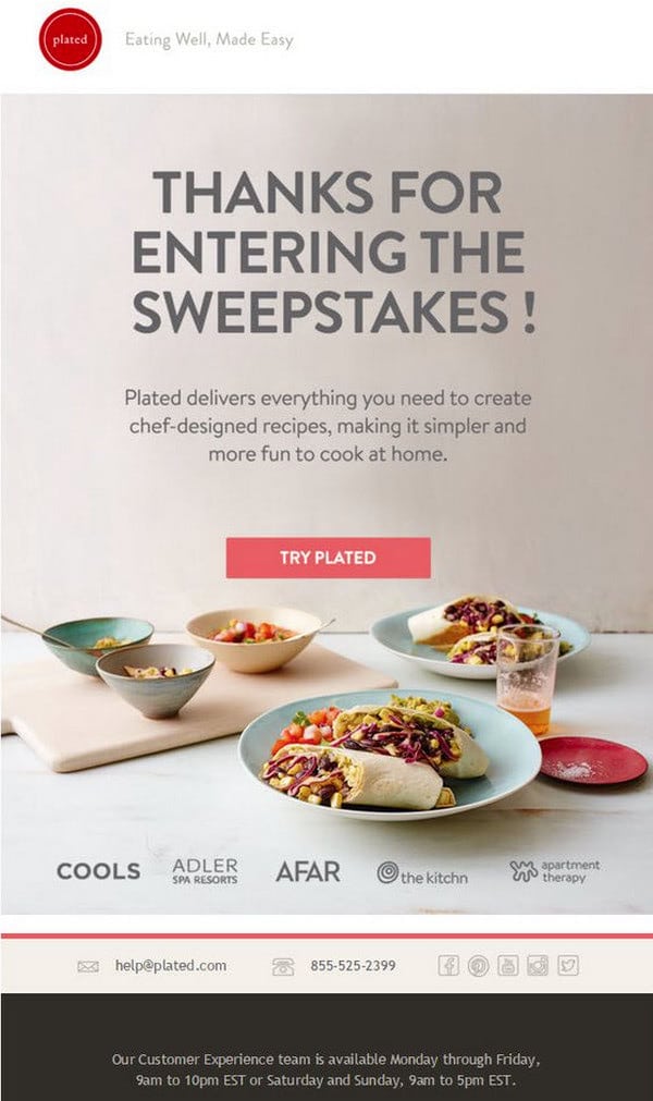 7 of the Best Giveaway Email Examples You Can Copy