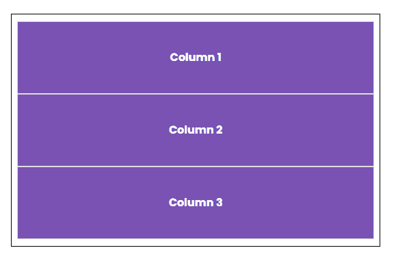 Three-column layout