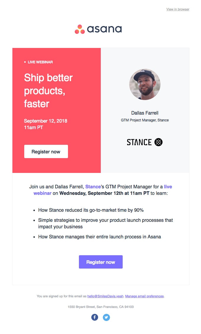 Event Invitation Emails: Best Practices and Examples - Designmodo