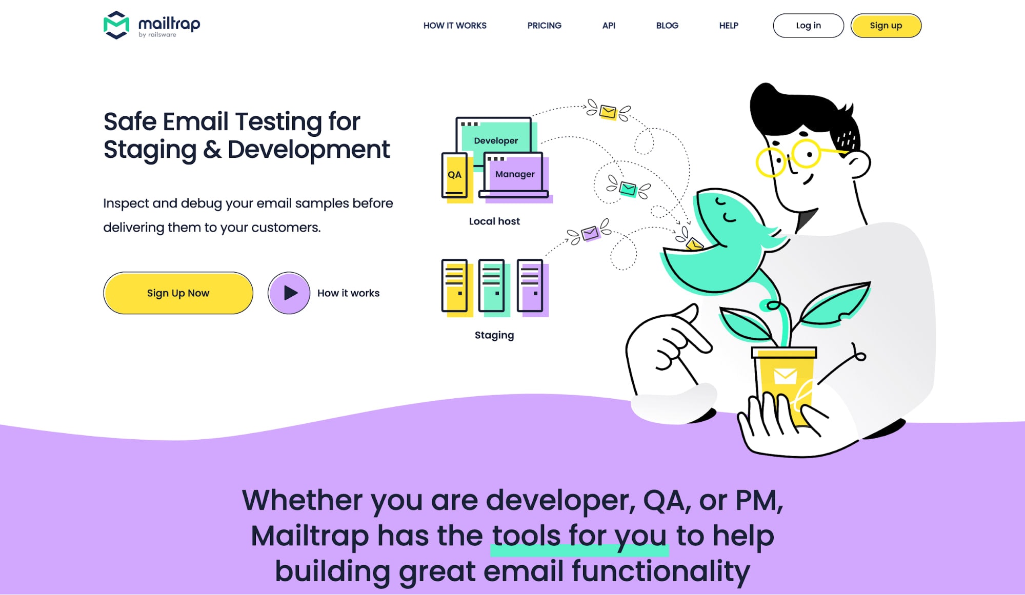 Mail tester. Фронтенд. Symfony. Dev vs QA.