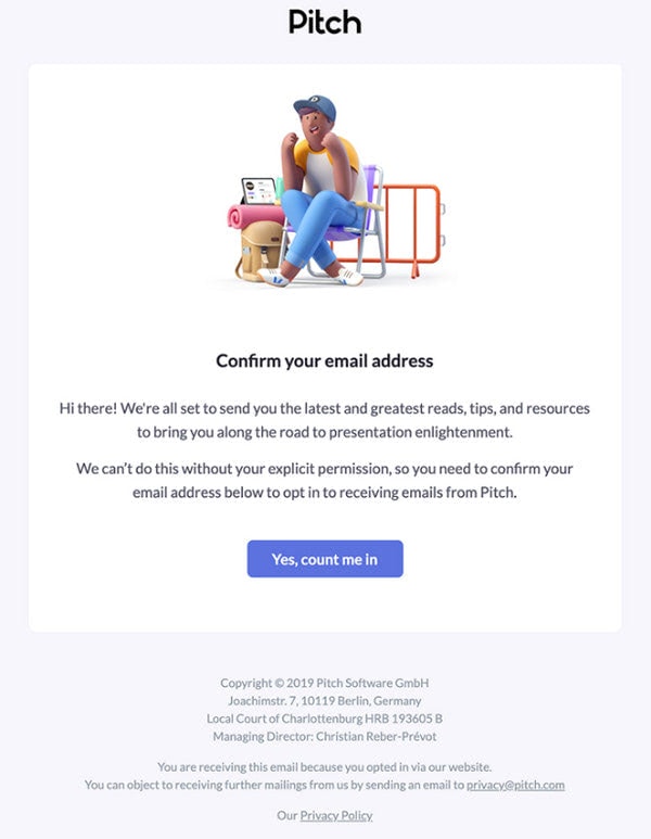 Subscription Confirmation Emails