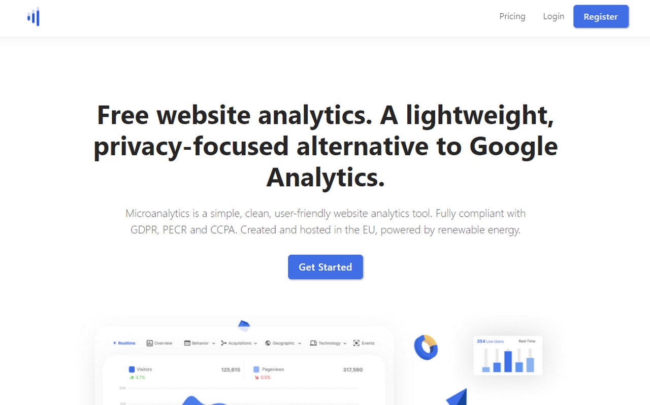 Microanalytics - Alternative axée sur la confidentialité à Google Analytics