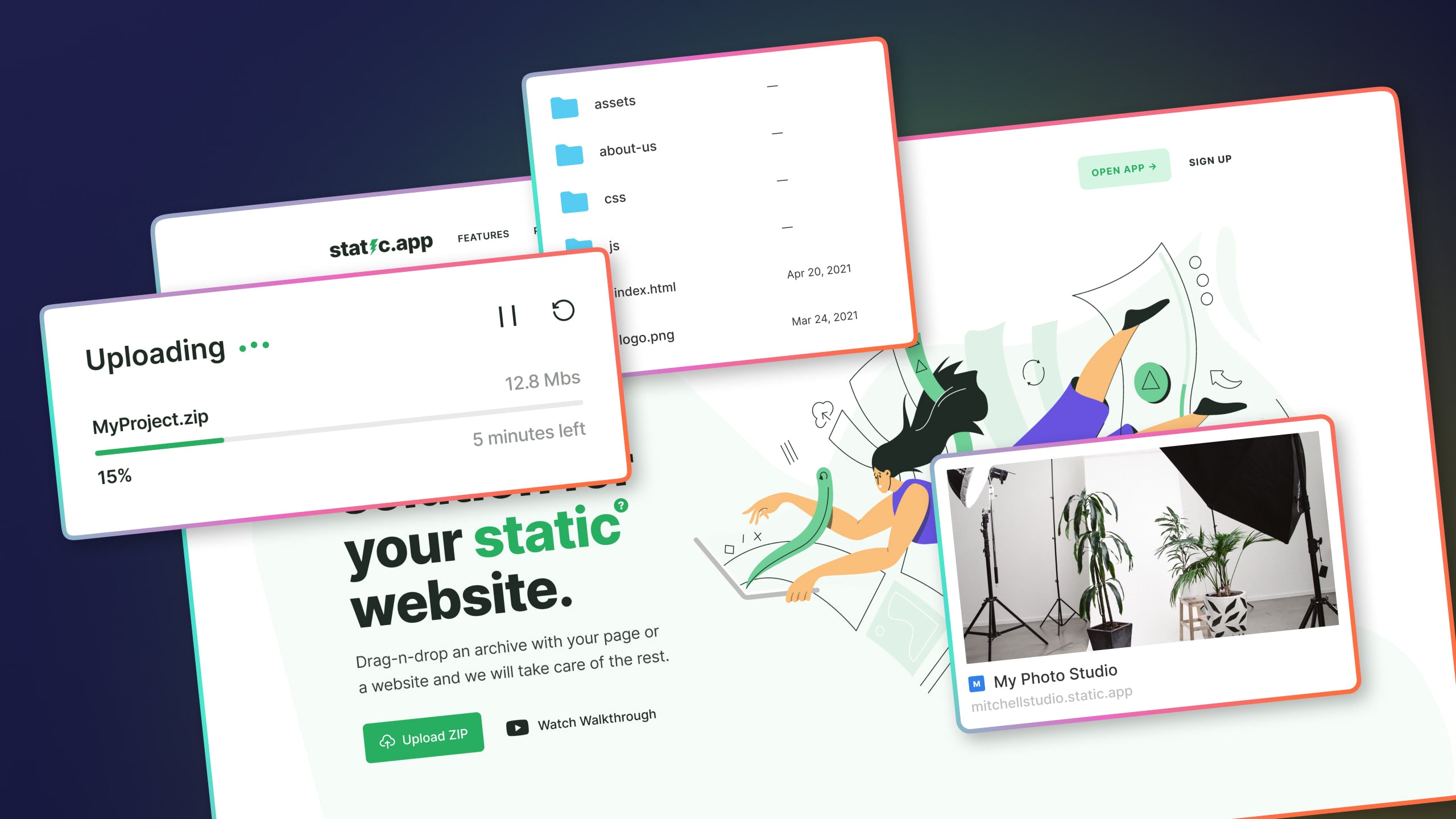 Static.app - Static Website Hosting