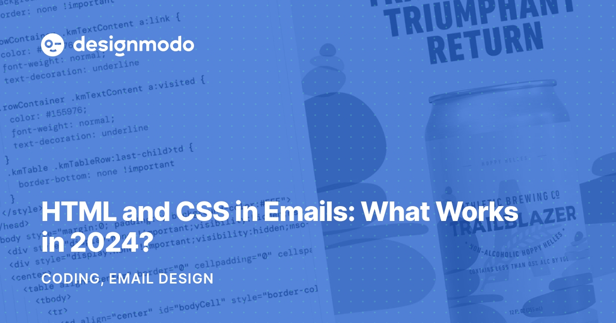 Contact Page screen design idea #187: HTML and CSS in Emails: What Works in 2022?