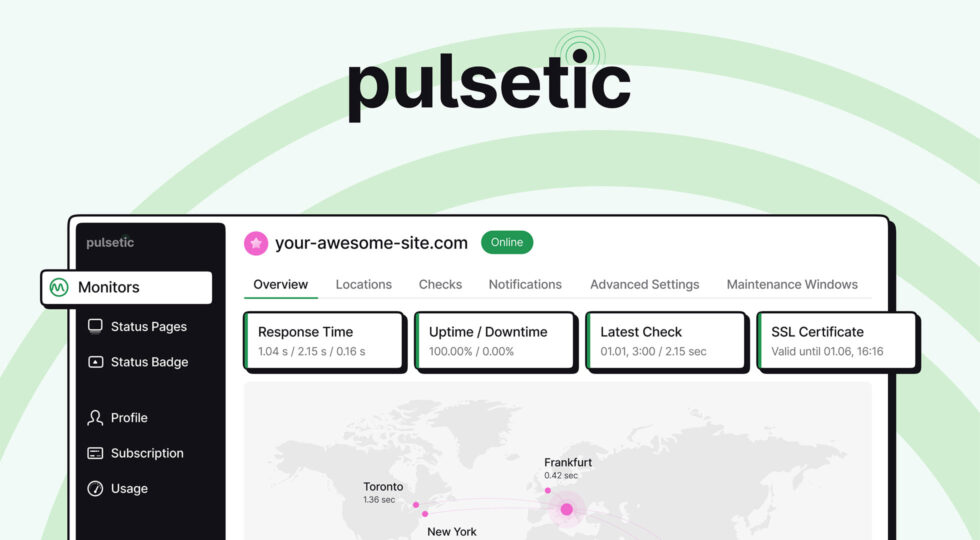 Pulsetic Review - Website Uptime Monitoring Service & Free Status Pages