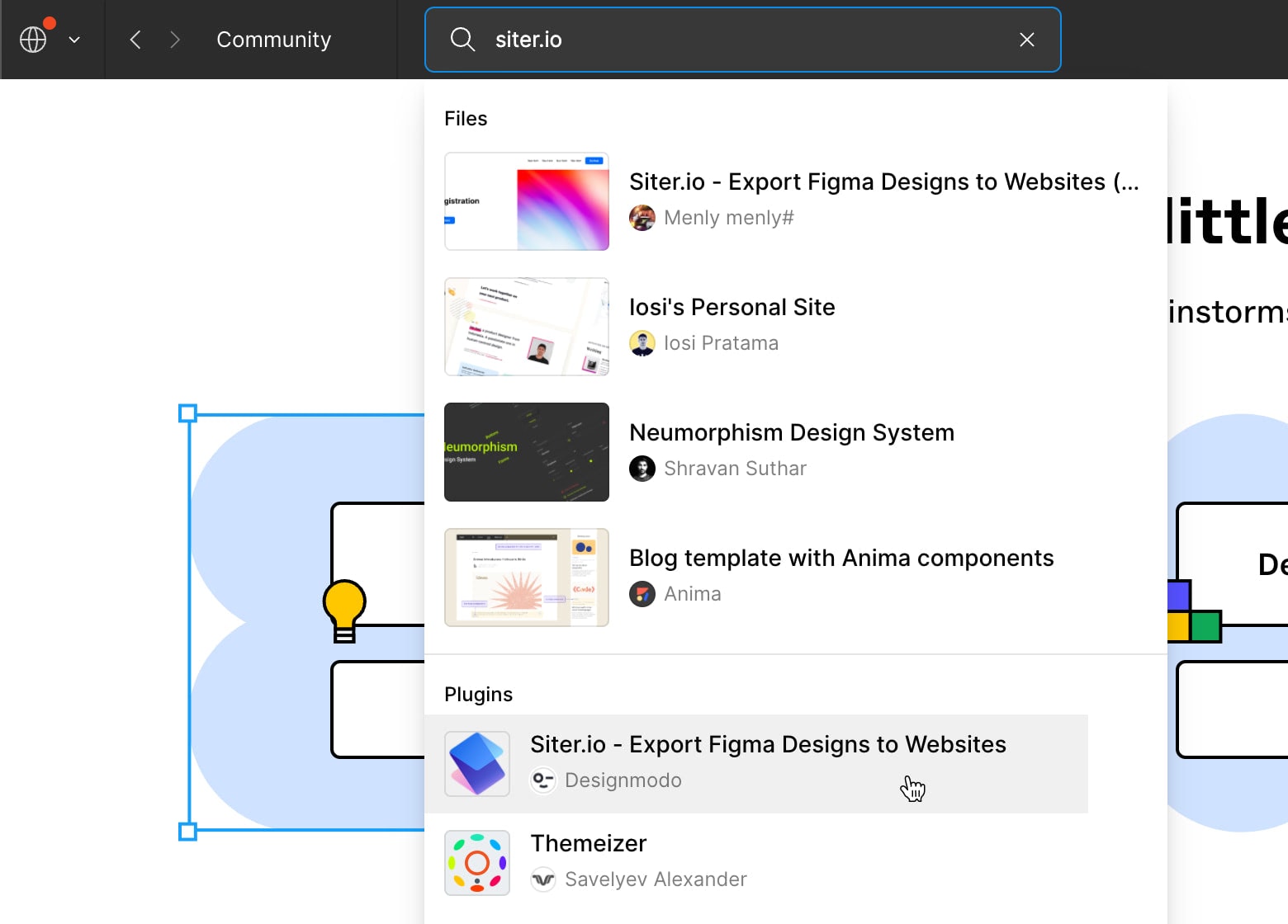 Siter.io Figma plugin