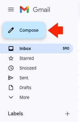 Gmail dashboard