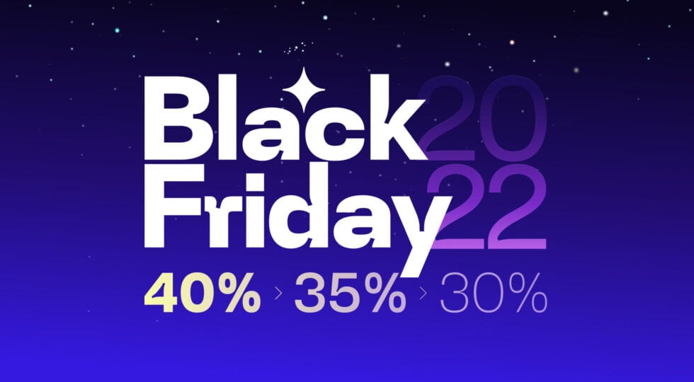 Black Friday 2022: Discounted Website and Email Builders