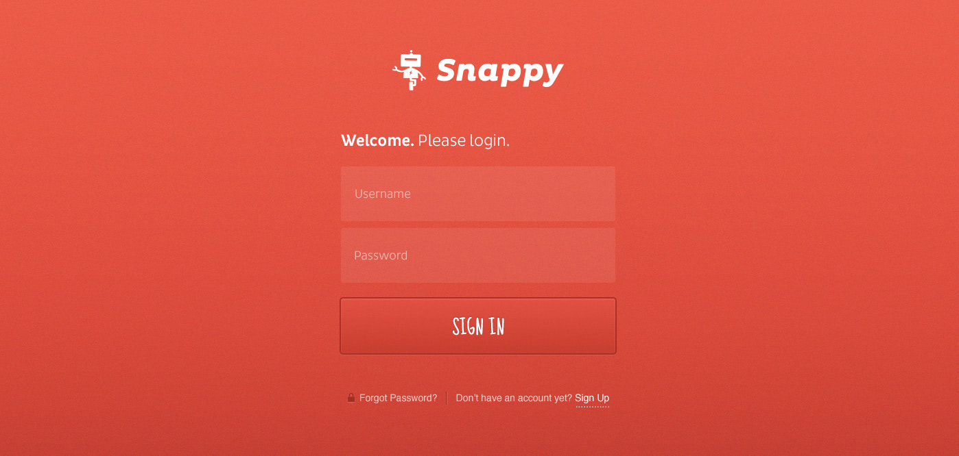 Snappy Login by Charlie Waite