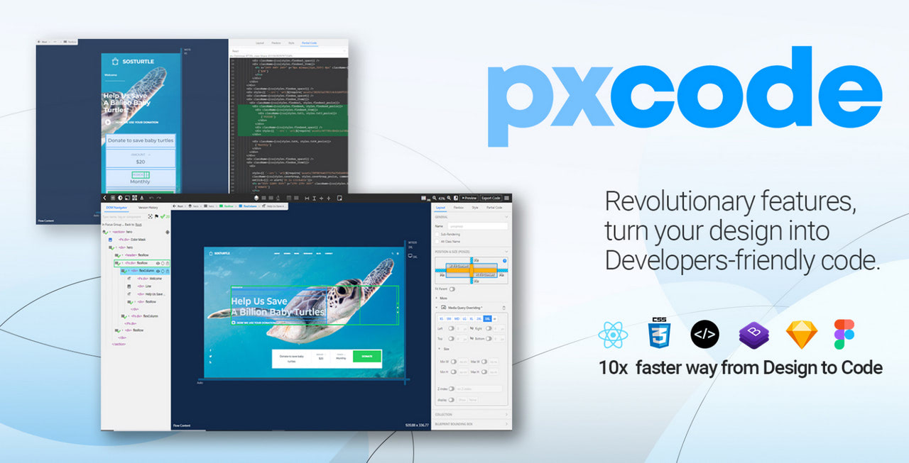 Figma to HTML/React by pxCode