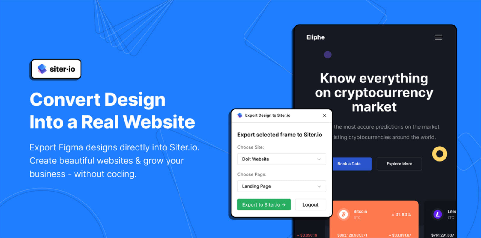 Export Figma Designs to Websites