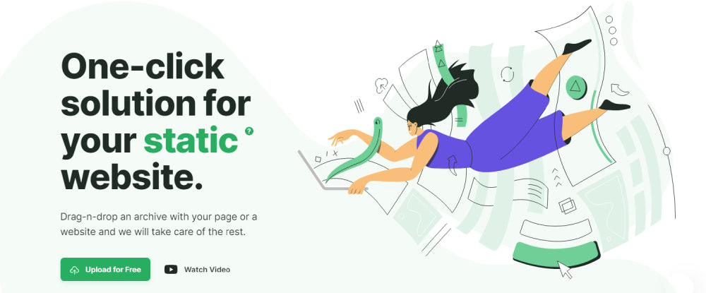 Static.app – One-click hosting solution for your static website