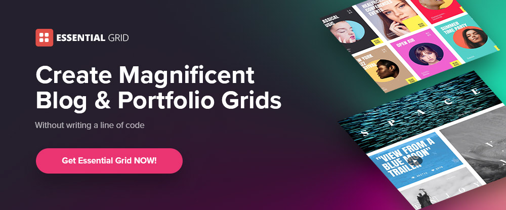 Essential Grid - WordPress grid plugin
