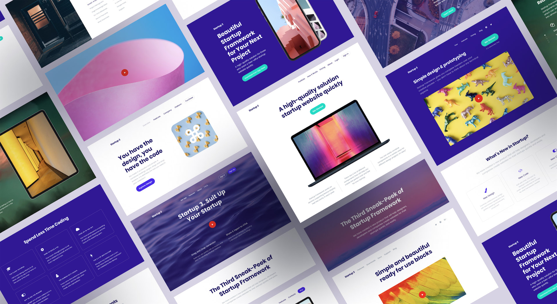 Figma landing pages
