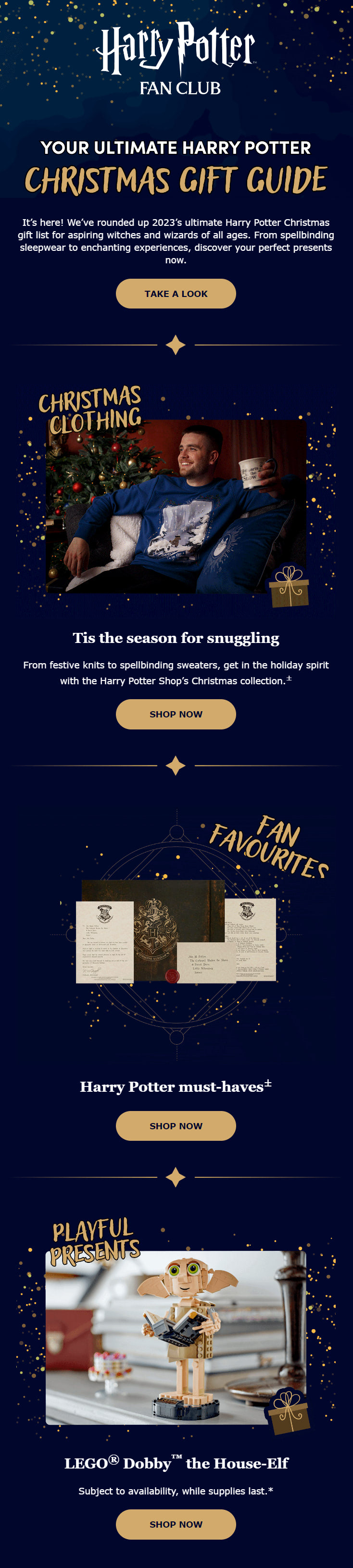 Email from Wizarding World