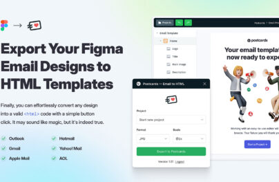 Figma Email Template to HTML Plugin: How Postcards Streamlines Email Design