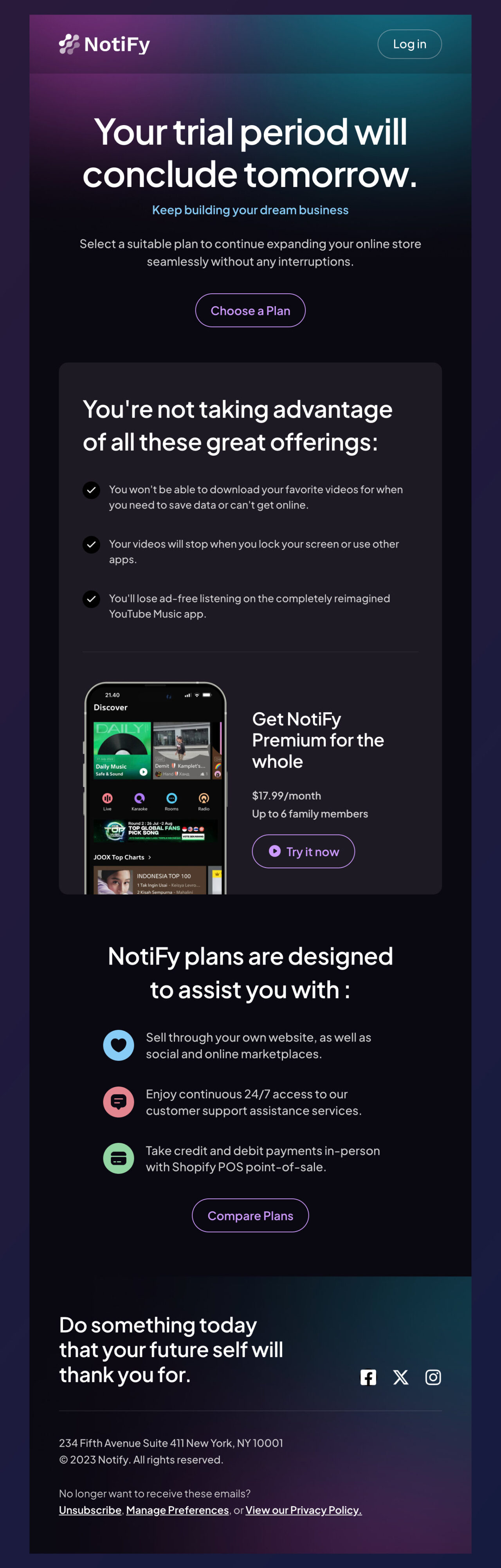 Free HTML Email Templates for Alerts & Notifications - Designmodo