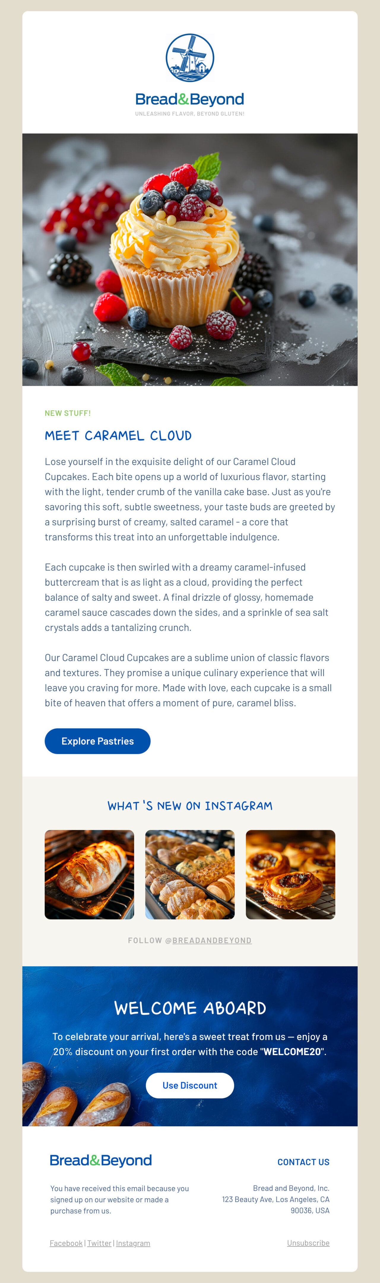 Free welcome html email templates designmodo