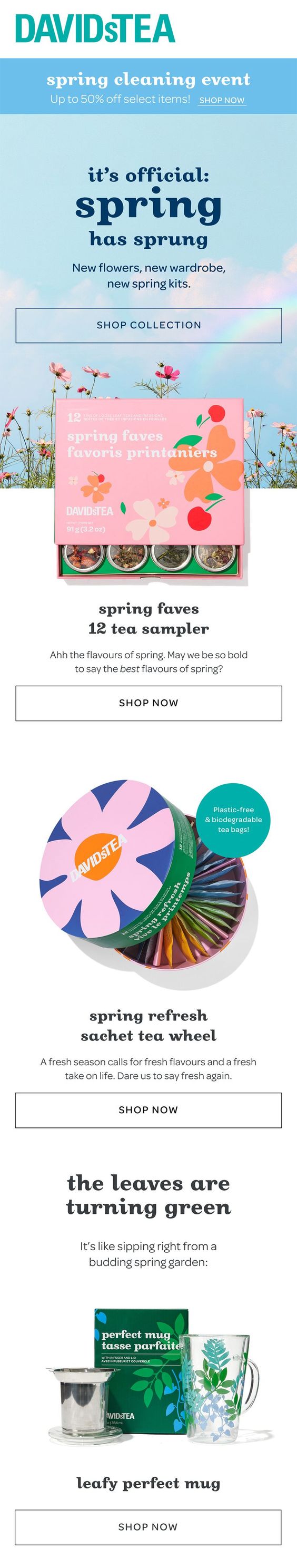 Email from DavidsTea