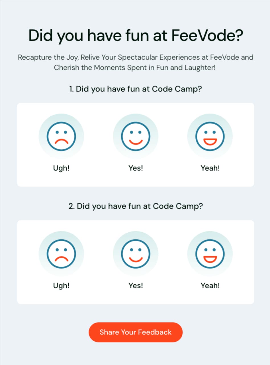 feedback elements in designmodo templates