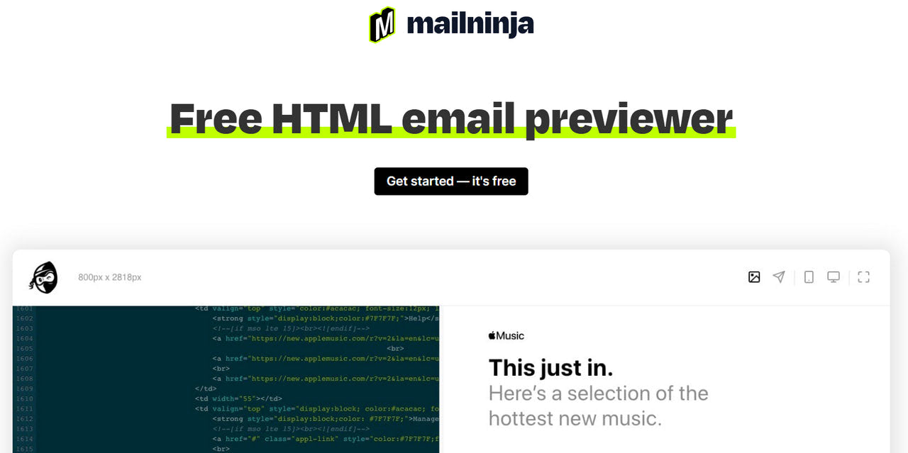 HTML Email Previewer