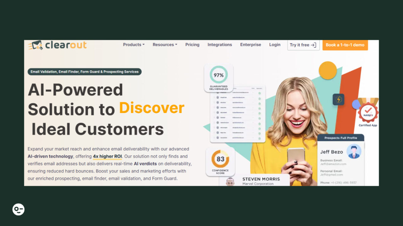 Clearout, one of the best email checker & validation tools