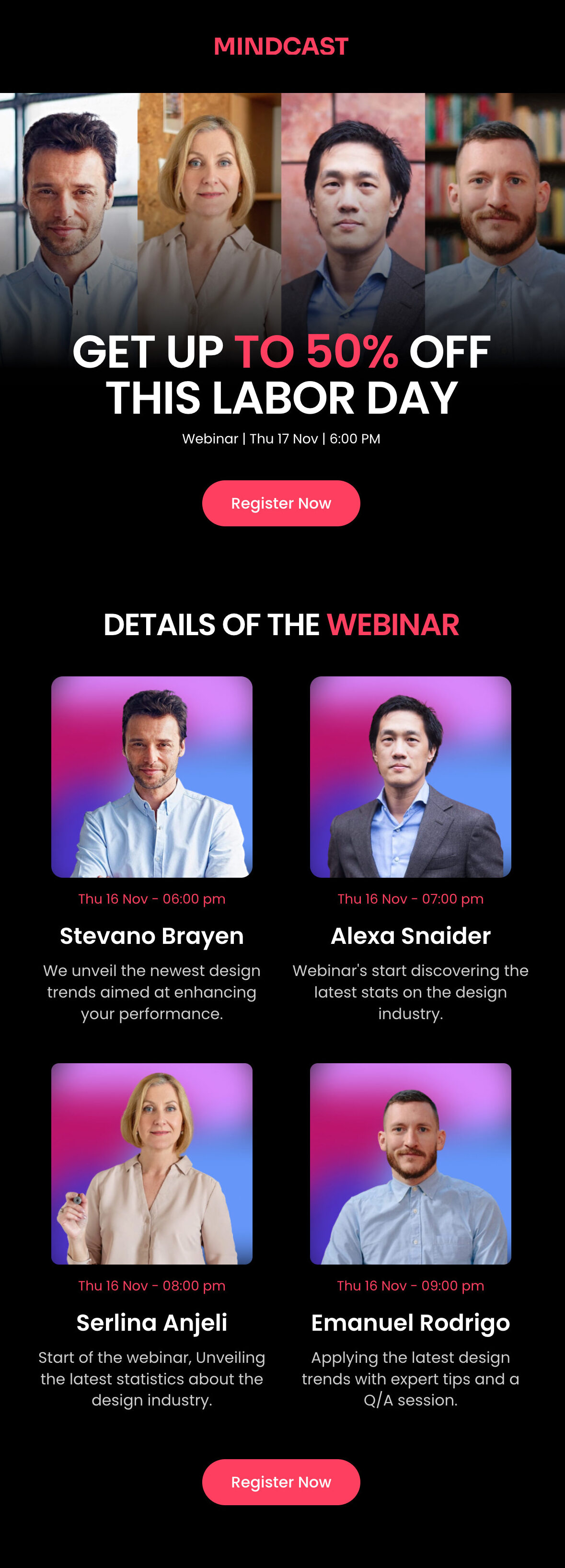 Labor Day email template