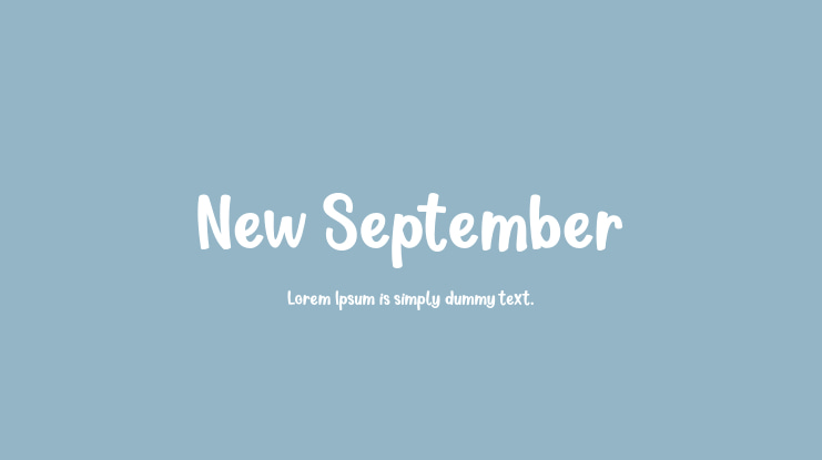 September font