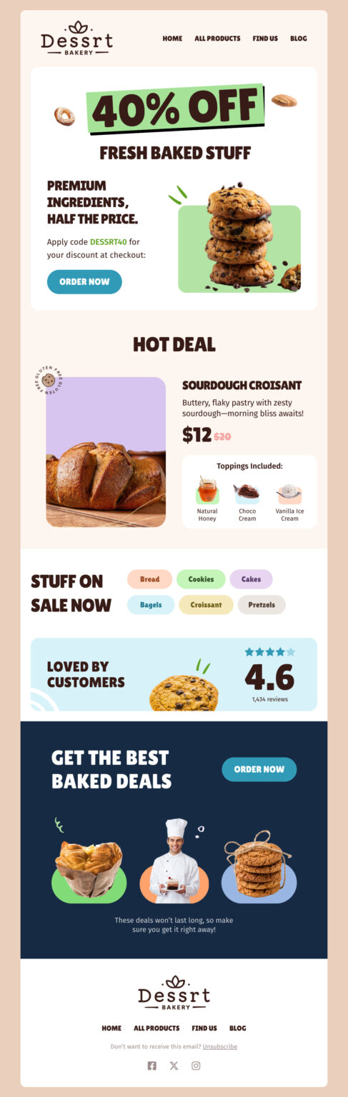 Free Mailchimp Email Templates - Designmodo