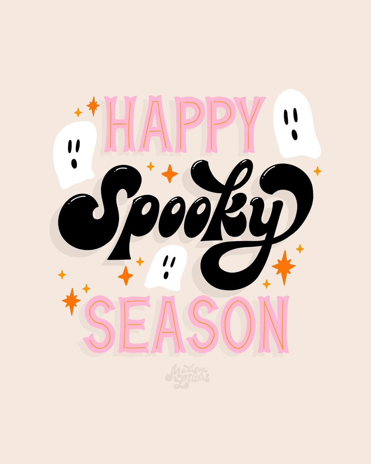 october typography