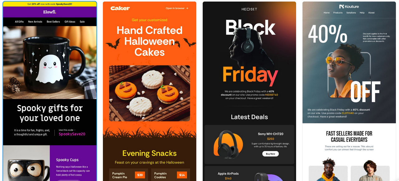 Mobile-first email templates from Designmodo