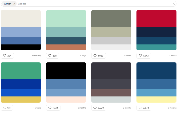 December color palette