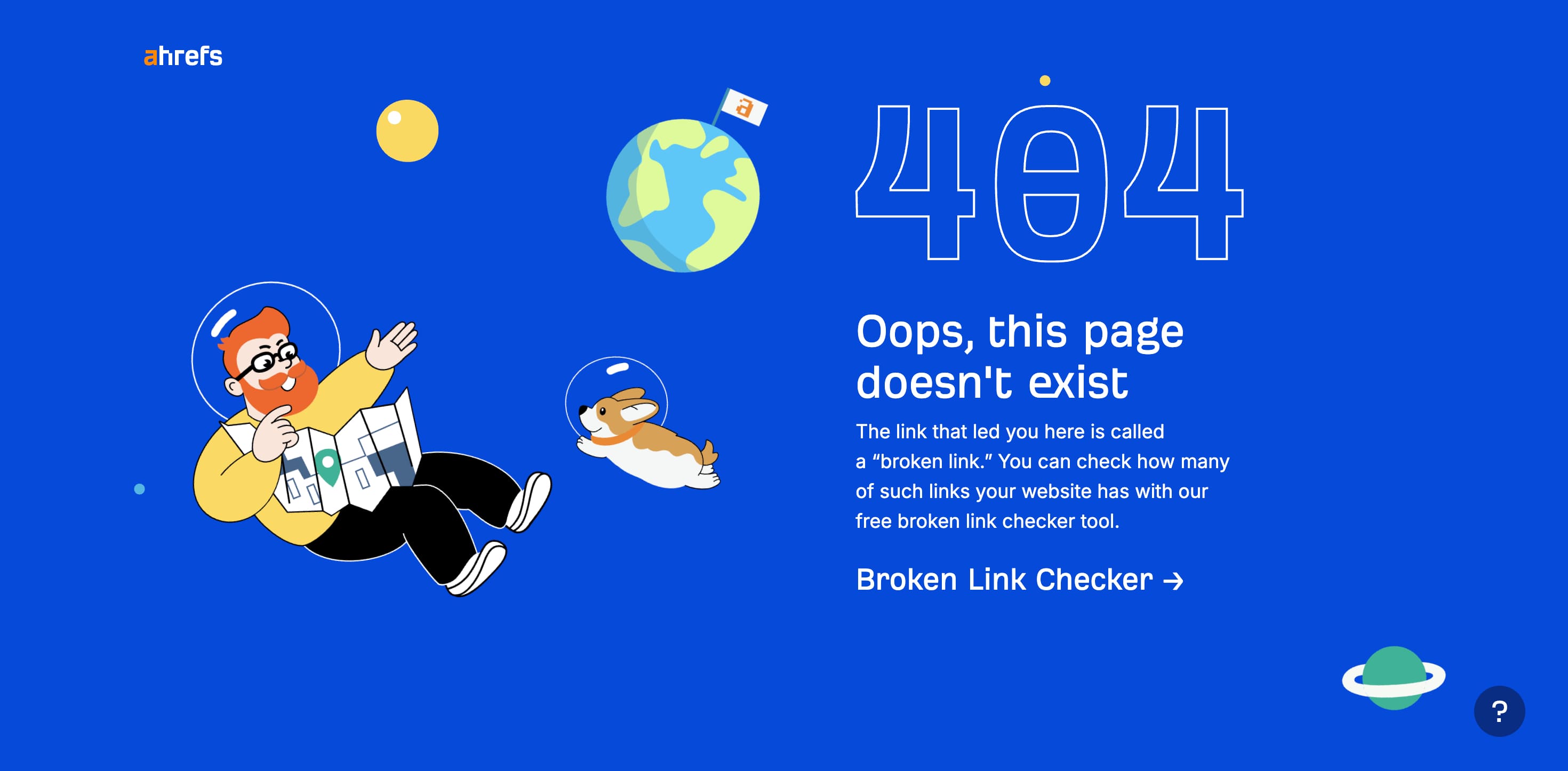 ahrefs 404 page