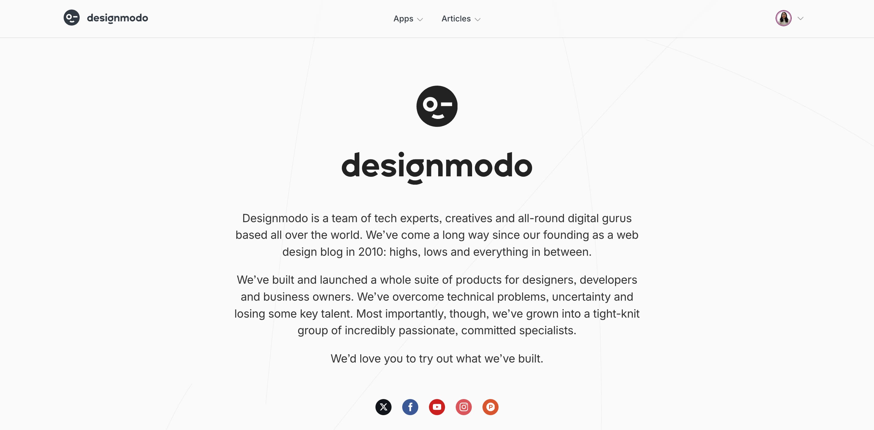 designmodo about page
