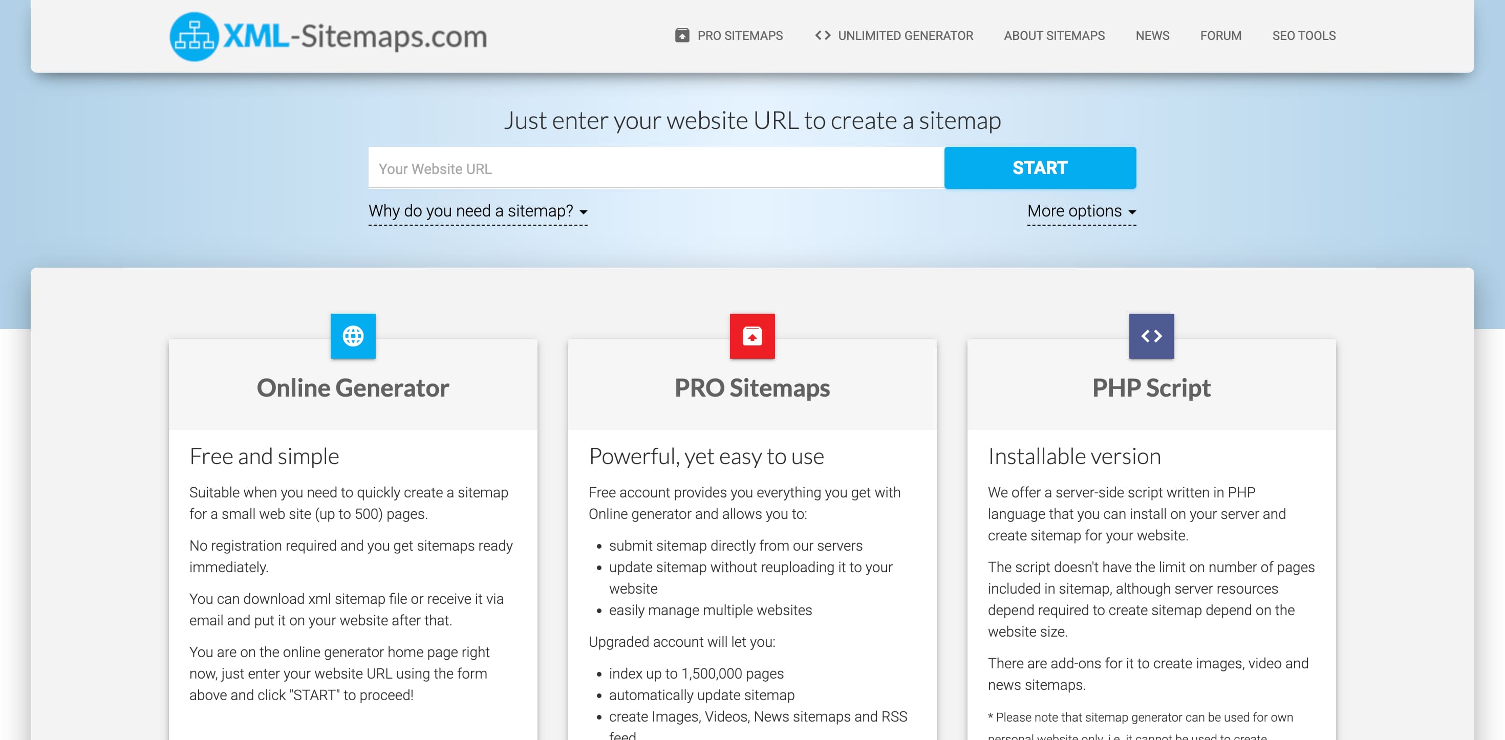 xml sitemap generator