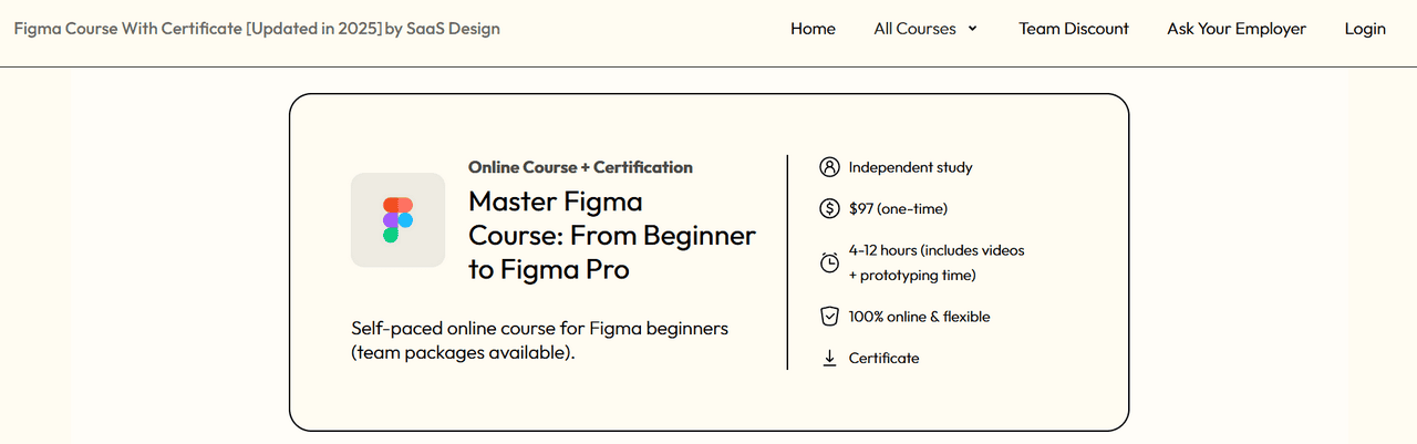 figma training by SaaS Design