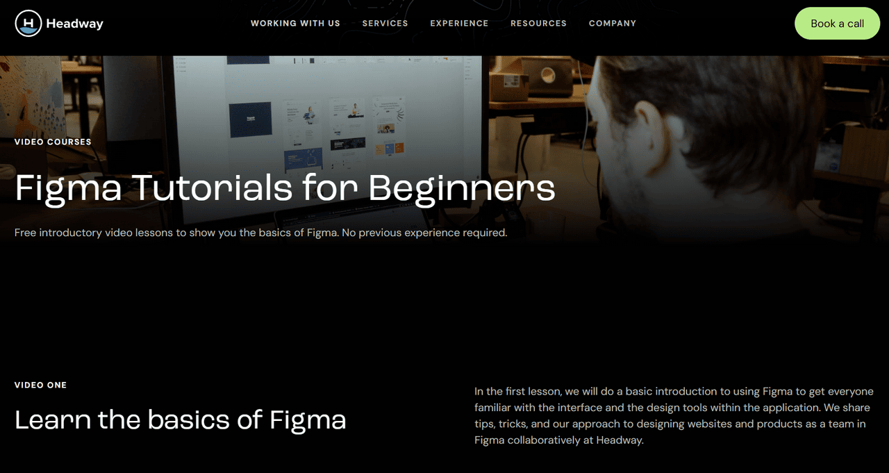 figma tutorials by headway
