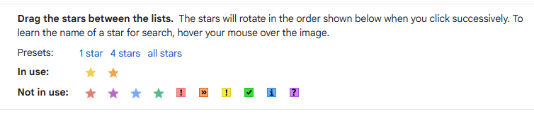 customizing flagged email icon in Gmail