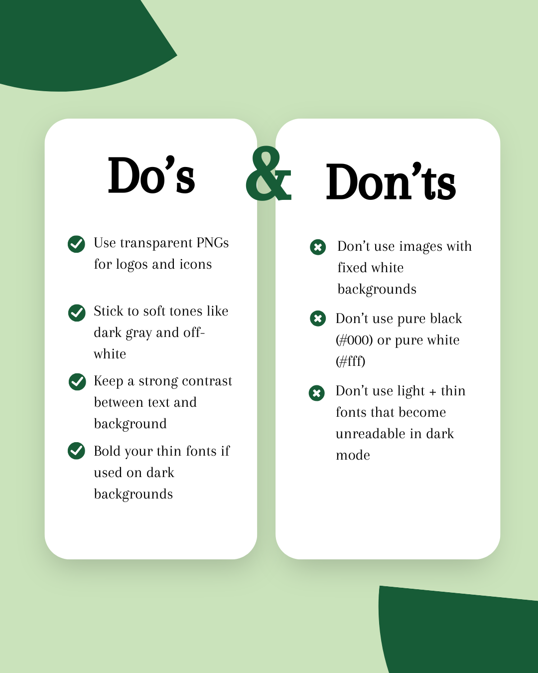 Do’s and Don’ts for Dark Mode Email Design