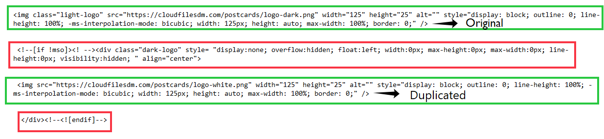 setting logo color in dark mode