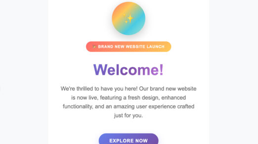 Article '5 New Website Announcement Email Examples, Planning Steps & Tips' preview image