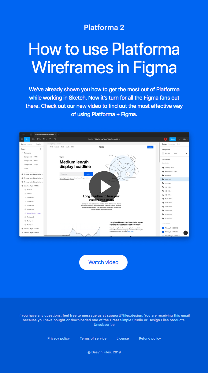 how to guide content example from Platforma 2