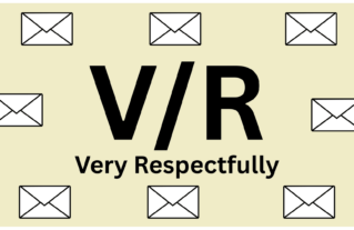 What V/R Email Sign Off Means and When to Use It