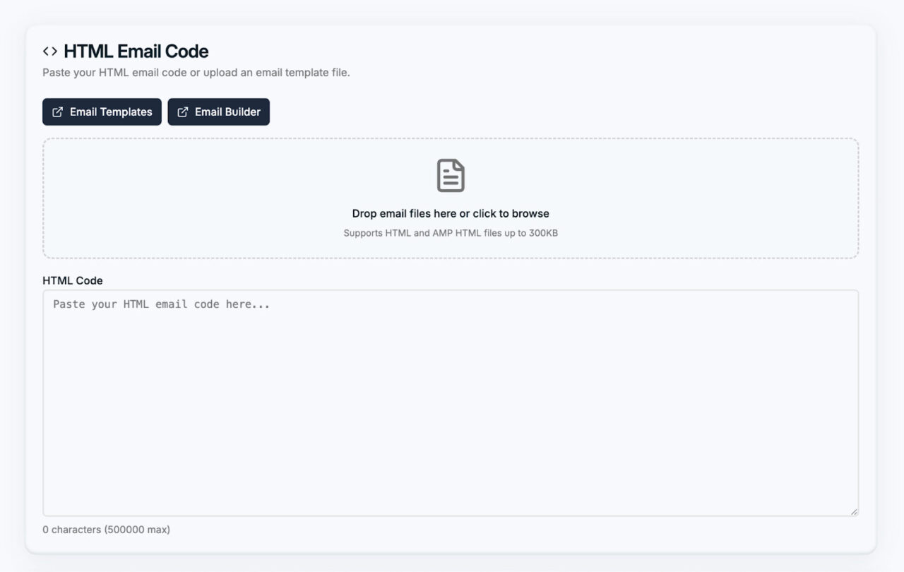 Designmodo's HTML email preview tool