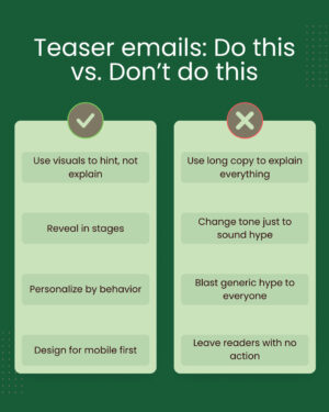3 Best Teaser Email Examples and Ready-To-Use Templates
