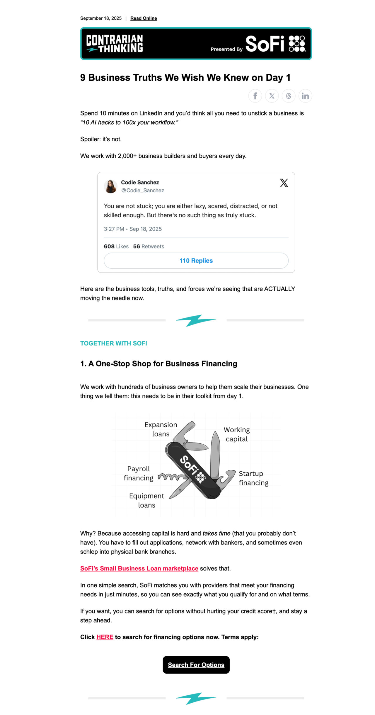 I wish I knew on day 1 format newsletter
