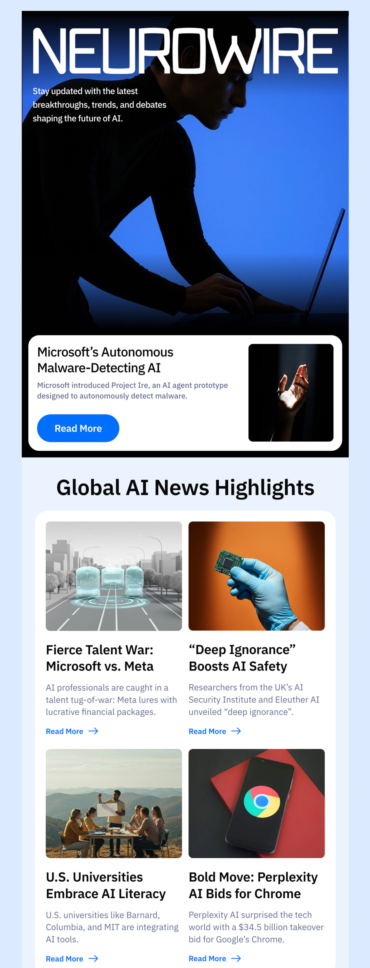 Neurowire email template example