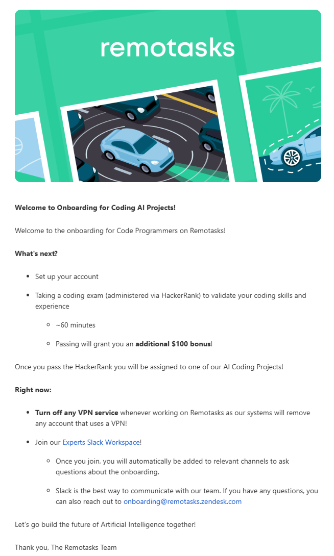 onboarding email example