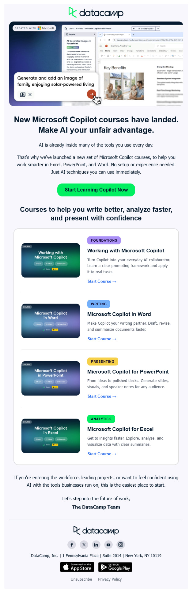 product launch email example